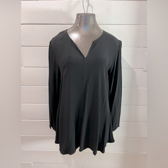 🖤 MAX VOLMARY – Black Flowing Blouse – Size 42 - Picture 1 of 14